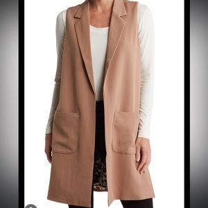 DR2 Camel Colored Blazer Vest
